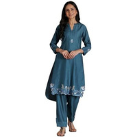 Libas Women's Silk Blend Co Ord Set (49148