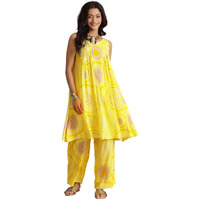 Libas Womens Printed Silk Blend Co-Ord Set For Women
