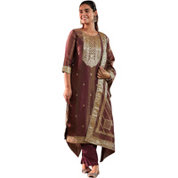 Libas Women's Silk Blend Kurta Set (49227