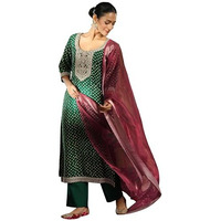 Libas Women's Silk Blend Kurta Set (49270