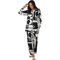 Libas Womens Printed Viscose Co-Ord Set For Women