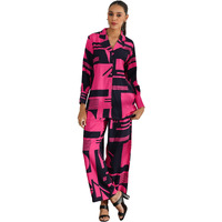 Libas Womens Printed Viscose Co-Ord Set For Women