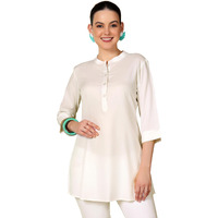 Libas Women's Straight Tunics (58211_Off White