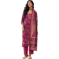 Libas Women's Cotton Kurta Sets (99055O_Pink_S)