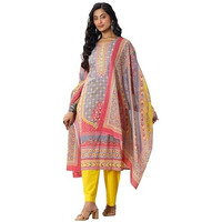 Libas Women's Cotton Kurta Sets (99126O_Multi_M)