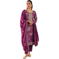 Libas Women's Silk Blend Kurta Set (49499