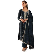 Libas Women's Silk Blend Kurta Set (49506