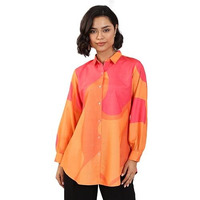 Libas Women's Viscose Rayon Printed Regular Tunics (98171_Multi_M) Multicolour