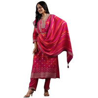 Libas Women's Silk Blend Kurta Set (278890R