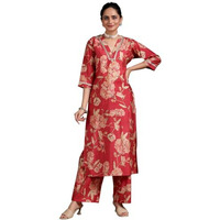 Libas Women's Silk Blend Kurta Set (36760O0R