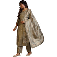 Libas Women's Pure Silk Kurta Set (487280R