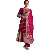 Libas Women's Organza Kurta Sets (488820R_Pink_Xs)
