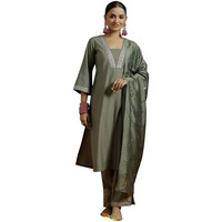 Libas Women's Silk Blend Kurta Set (Gs9220R