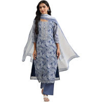 Libas Women's Linen Kurta Set (99505