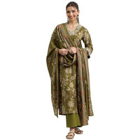 Libas Women's Silk Blend Kurta Set (400340