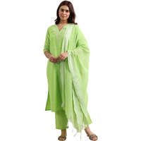 Libas Women's Cotton Blend Kurta Set (400391