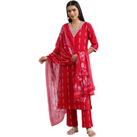 Libas Women's Cotton Blend Kurta Set (400397
