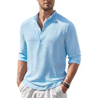 Bellstone Men's Polycotton Solid Regular Kurta (Kurta1602_Sky Blue_Xxl, Regular Fit