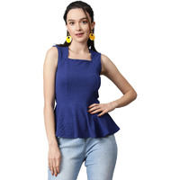 Kotty Women's Solid Casual Sleeveless Top