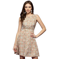 Oomph! Women's Western & Fusion Wear Western Dresses For Women Yellow - Md893