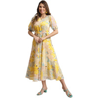 Tee Projekt Women Lemon Zest Floral Maxi Dress
