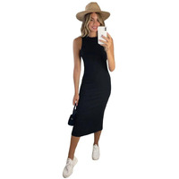 Toochki Dress For Women | Dresses For Women Dress | Black Bodycon Dress | Black Bodycon Dress | Midi Length Dresses | Lycra Bodycon Dress | One Piece Dress