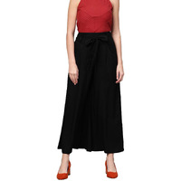 Idalia Black Waistband Palazzo