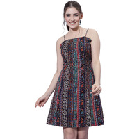 Oomph! Women's Western & Fusion Wear Dresses For Women, Multicolor - Md486