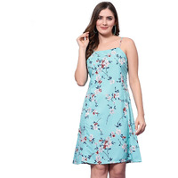 Oomph! Women's Western & Fusion Wear Dresses For Women, Green - Md595