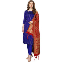 Satrani Women's Silk A Dress Material (938Dt158_Blue_One Size)