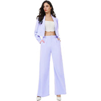 Kotty Women's Co-Ords Solid Dress Set Light Purple