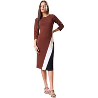 Purvaja Womens Bodycon Knee Length Dress(Lucy-342-348) (Bely-193_2Xl_Black)