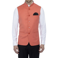 Favoroski Men's Slim Fit Nehru Jacket Ethnic Bandhgala Waistcoat (New_Favjc161132_38)