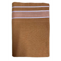 Prakasam Cotton Men's Cotton 1.28 X 1.95 M Single Colour Kerala Dhoti (Light Kavi)