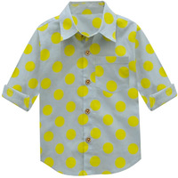 A.T.U.N. (All Things Uber Nice) A.T.U.N. Boys Shirt_Bsht Bmp Bly_9-10Y_Blue-Yellow