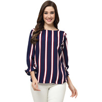 I Enterprise Women's Regular Fit Tunic Shirt (An/Ma148Xxl_Blue1