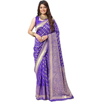 Leriya Fashion Women's Cotton Silk Saree (Lf-S2409_Blue)