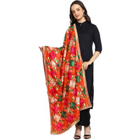 Weavers Villa Women's Polyester Heavy Phulkari Embroided Dupatta, Chunni (2.25 Mtrs) (Design-08)