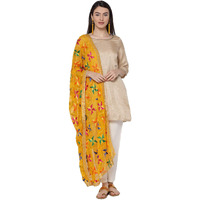 Weavers Villa Women's Chiffon Dupatta, 2.25 Mtrs