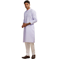 Be Active Men's Cotton Regular Kurta (C-399-4_Purple