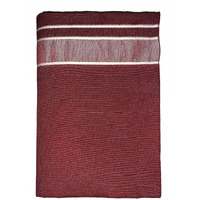 Prakasam Cotton Men's Single Cotton Dhoti (1.28X1.95 Mtrs) - Kerala Colour Pondu/Cherry