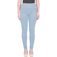 Shasmi Women's Stretch Leggings Com Chudidar S Grey 107_Blueish Light M