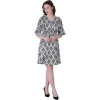 Leriya Fashion One Piece Dress For Women| Midi Dress For Women| Birthday Dress For Women (Xxx-Large, White)