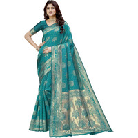 Shasmi Women's Banarasi Saree Pure Kanjivaram Silk Saree Soft New Ladies 2025 Design Wear Pattu Sarees Latest Party Sari Collections With Blouse Piece For Wedding Sadi (Pari-217 Rama)