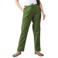 Digital Shopee Women's Solid Regular Fit Dress Shirt (Drawstring Pnt-2Xl_Olive