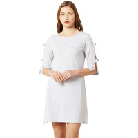 Miss Chase Women's A-Line Mini Dress (Mcss18D11-07-17-03_Grey_Small)