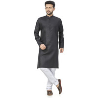 Be Active Men's Cotton Regular Shirt (N2-Rfsk0001-Set_Black