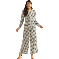 Leriya Fashion Ethnic Co Ord Set | Co Ord Set For Women | Night Dress For Women | Night Wear For Women | Payjama Set For Women | Pajama Set | Women Two-Piece Outfits (Xx-Large, Yellow)