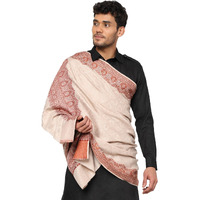 Weavers Villa Men's Woolen Lohi/Shawl (Ms-991, Light Beige), 112Cm X 225Cm