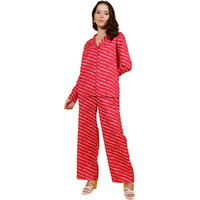 Kotty Women's Solid Co-Ord With Trousers(Multicolored,S)